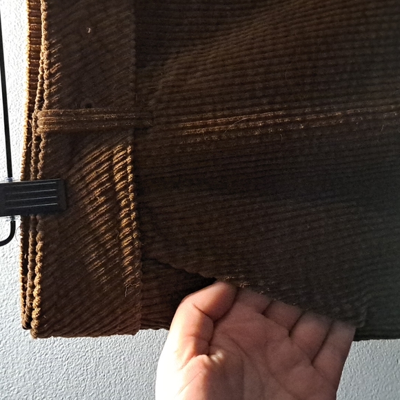 Vero Moda Brown Cordory Belted Skirt - Picture 3 of 5